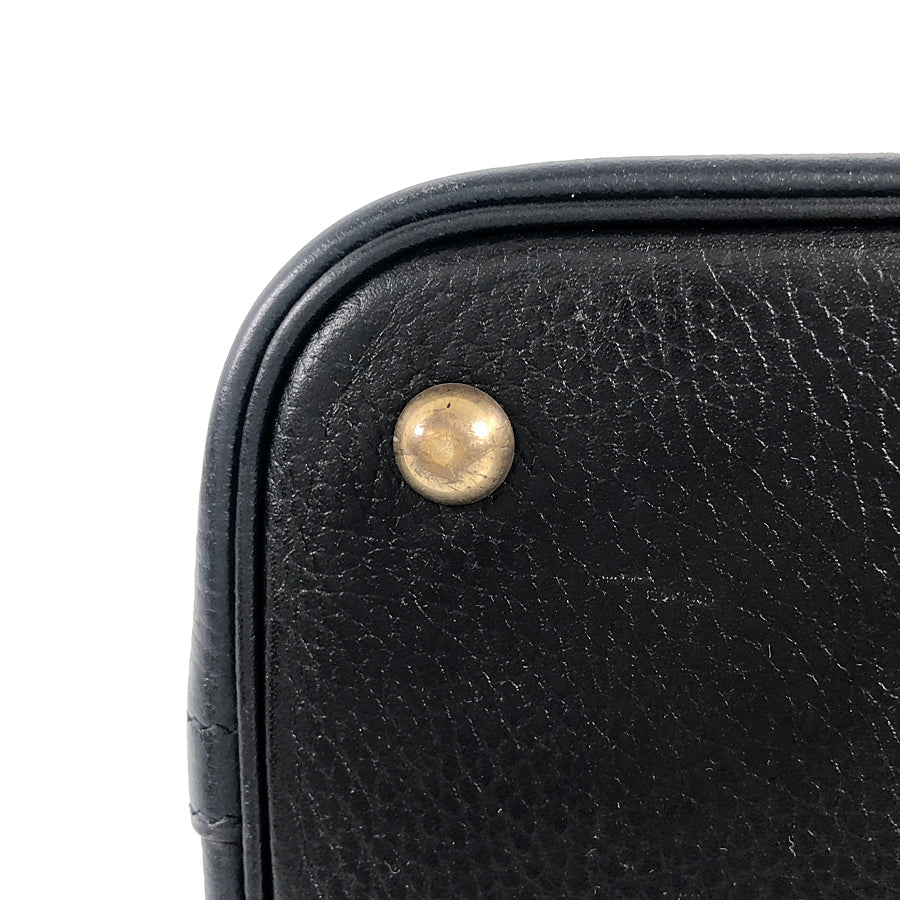 HERMES Bi-color □A stamp Made in 1997 Gold Hardware Handbag