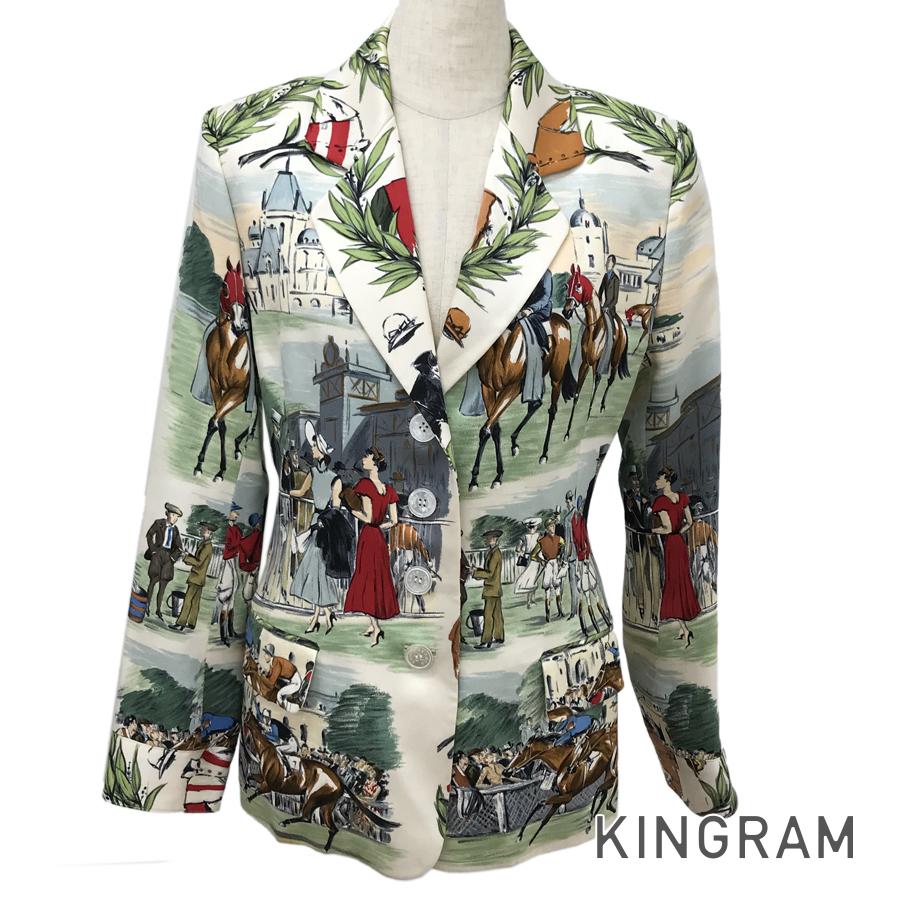 HERMES Horse racing Women's Jacket