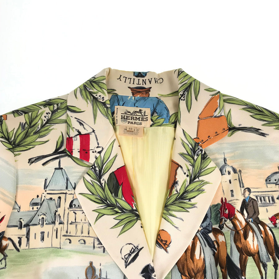 HERMES Horse racing Women's Jacket