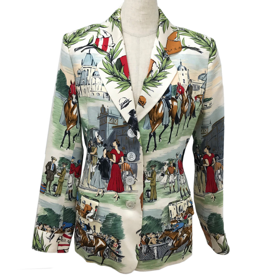HERMES Horse racing Women's Jacket
