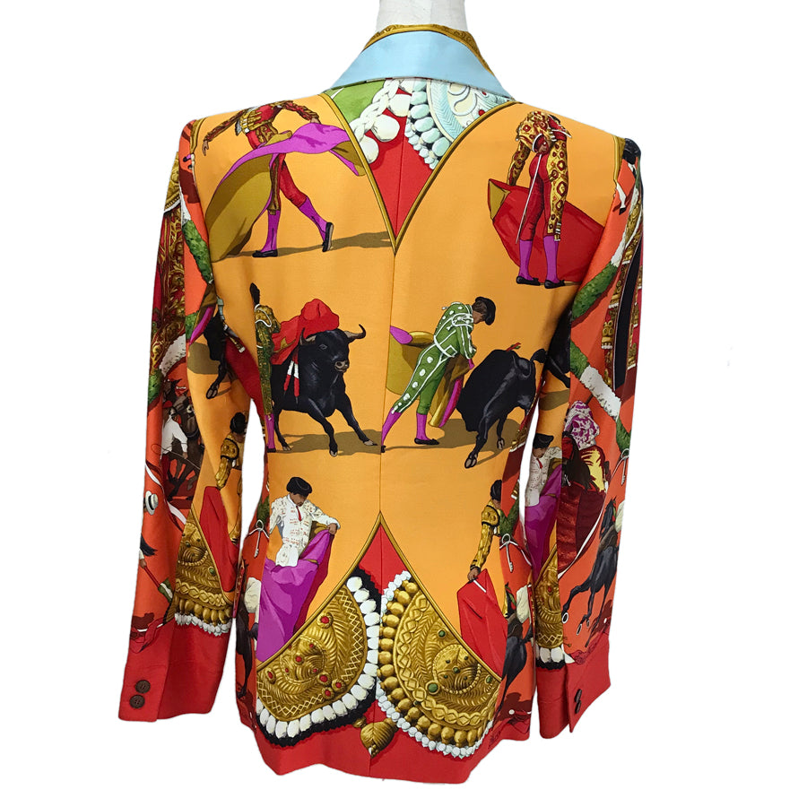 HERMES bullfighting scarf set Women's Jacket