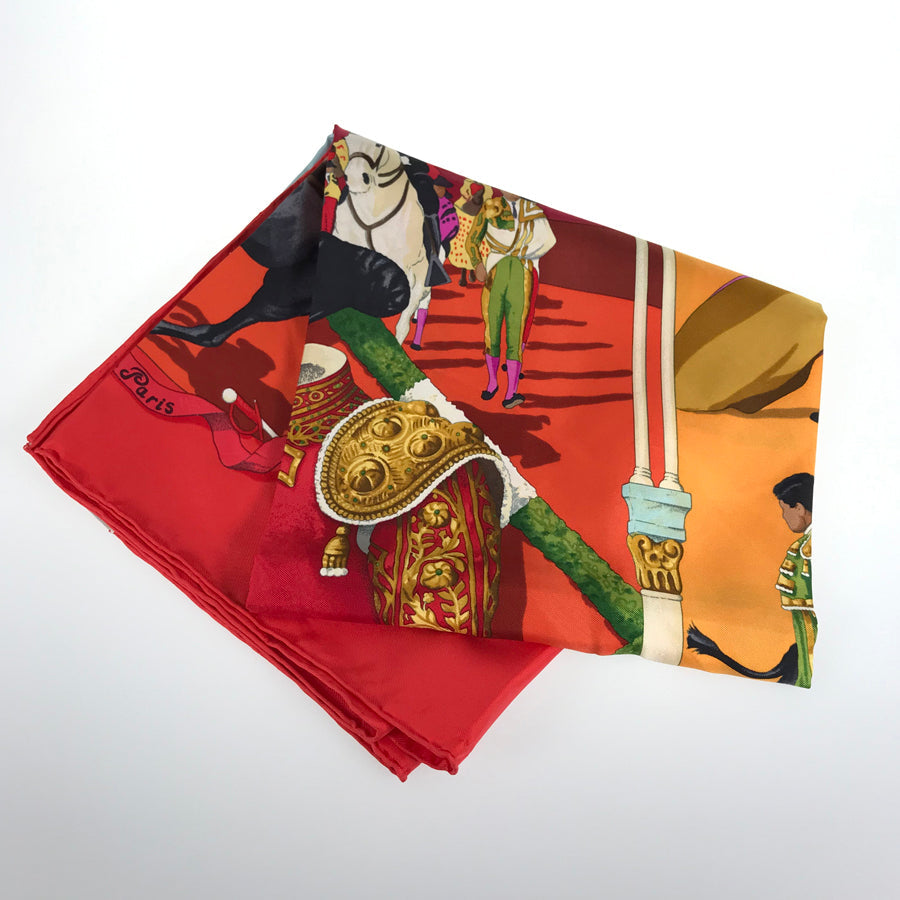 HERMES bullfighting scarf set Women's Jacket