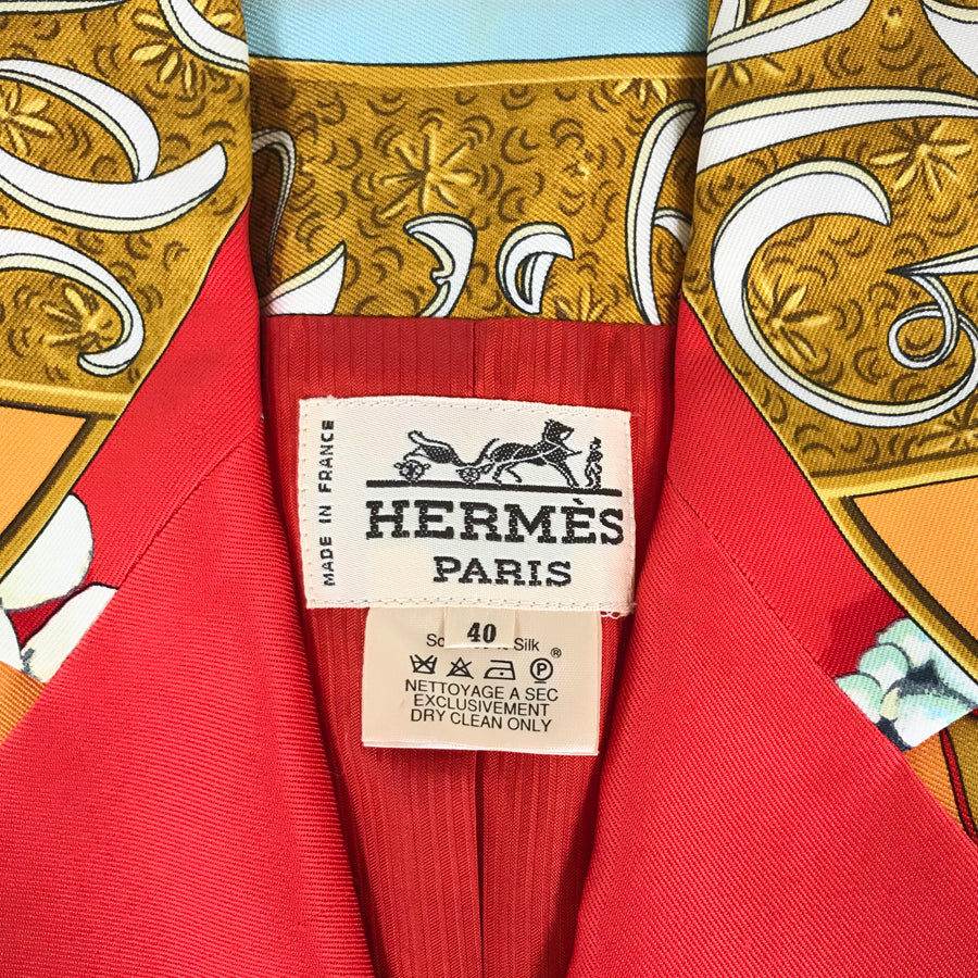 HERMES bullfighting scarf set Women's Jacket
