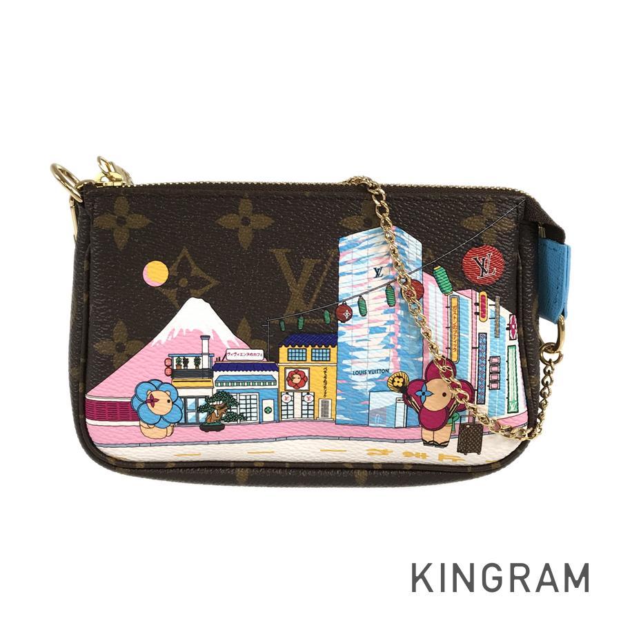 LOUIS VUITTON Monogram Mini Pochette Accessoires M81637 Pouch