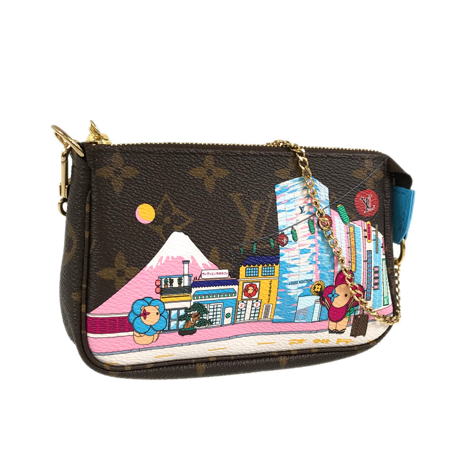 LOUIS VUITTON Monogram Mini Pochette Accessoires M81637 Pouch
