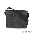 LOUIS VUITTON Monogram Eclipse District PM NM Messenger Shoulder Bag
