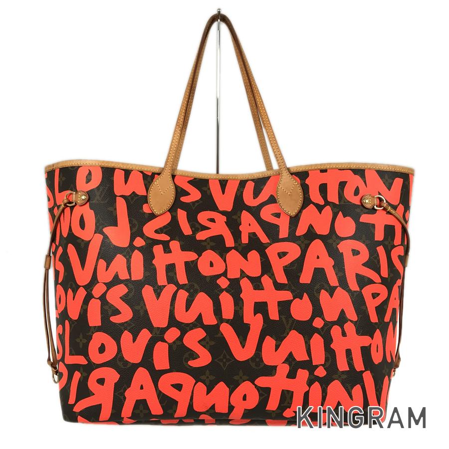 LOUIS VUITTON Monogram Graffiti Neverfull GM M93702 Tote bag