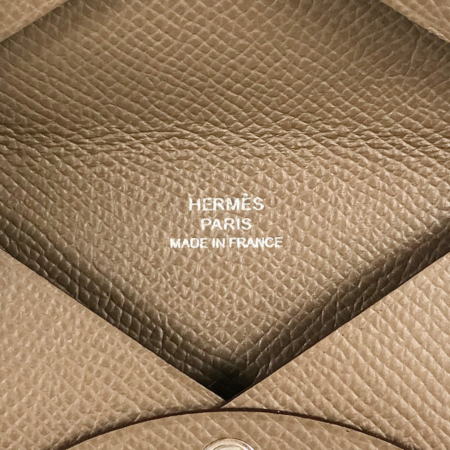 HERMES Z engraved 2021 Card Case Business card holder Card Case