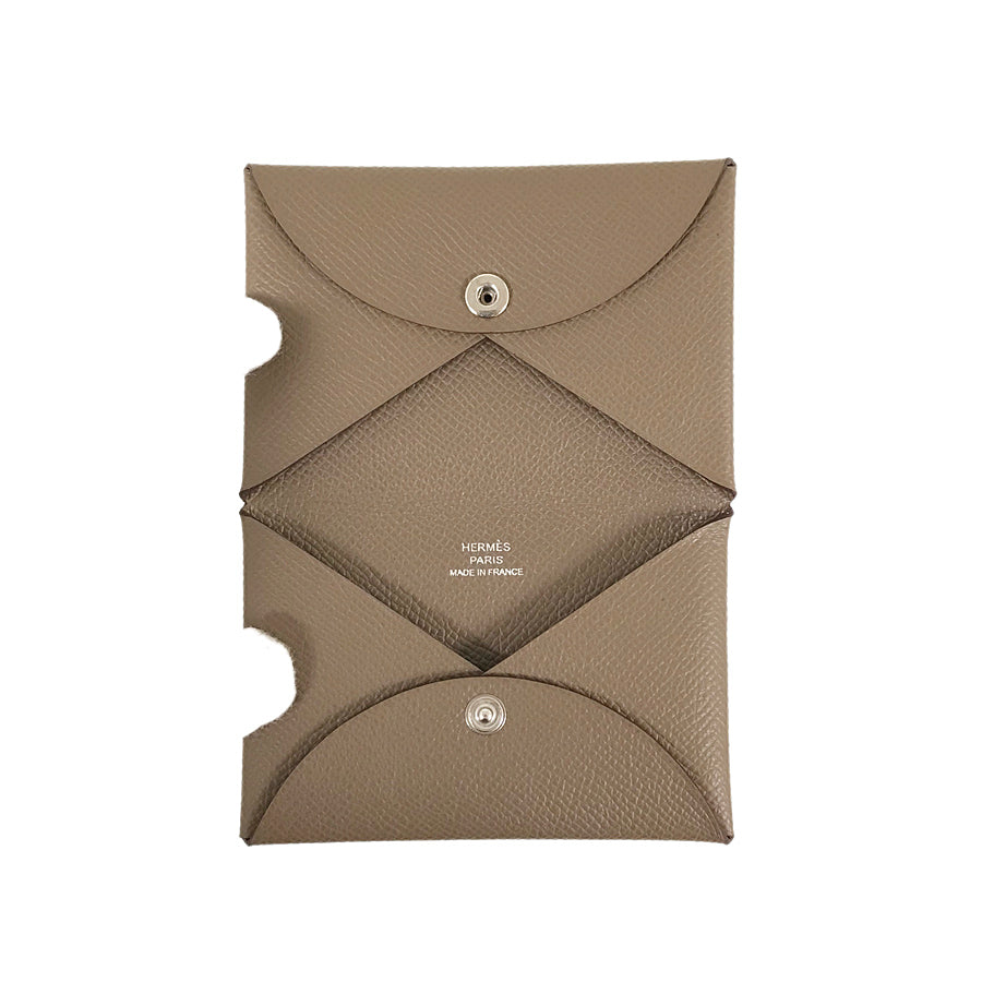 HERMES Z engraved 2021 Card Case Business card holder Card Case