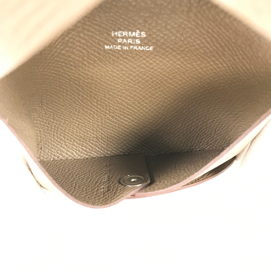 HERMES Z engraved 2021 Card Case Business card holder Card Case