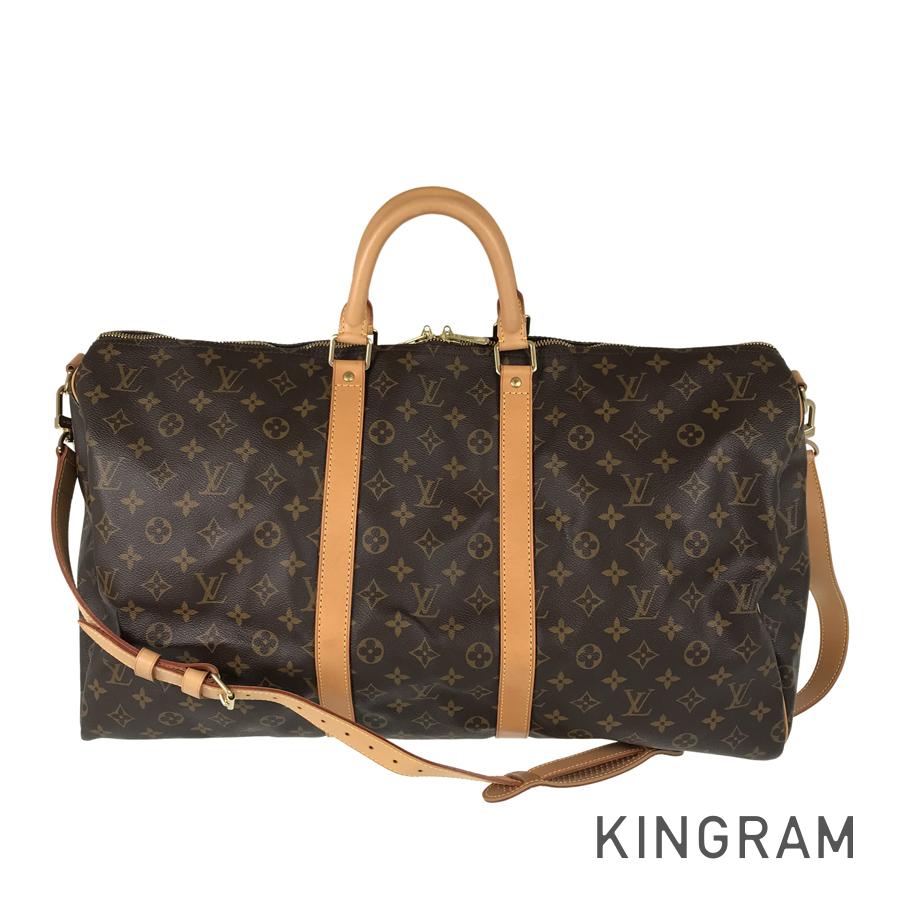 LOUIS VUITTON Monogram Keepall Bandouliere 55 M41414 Boston bag
