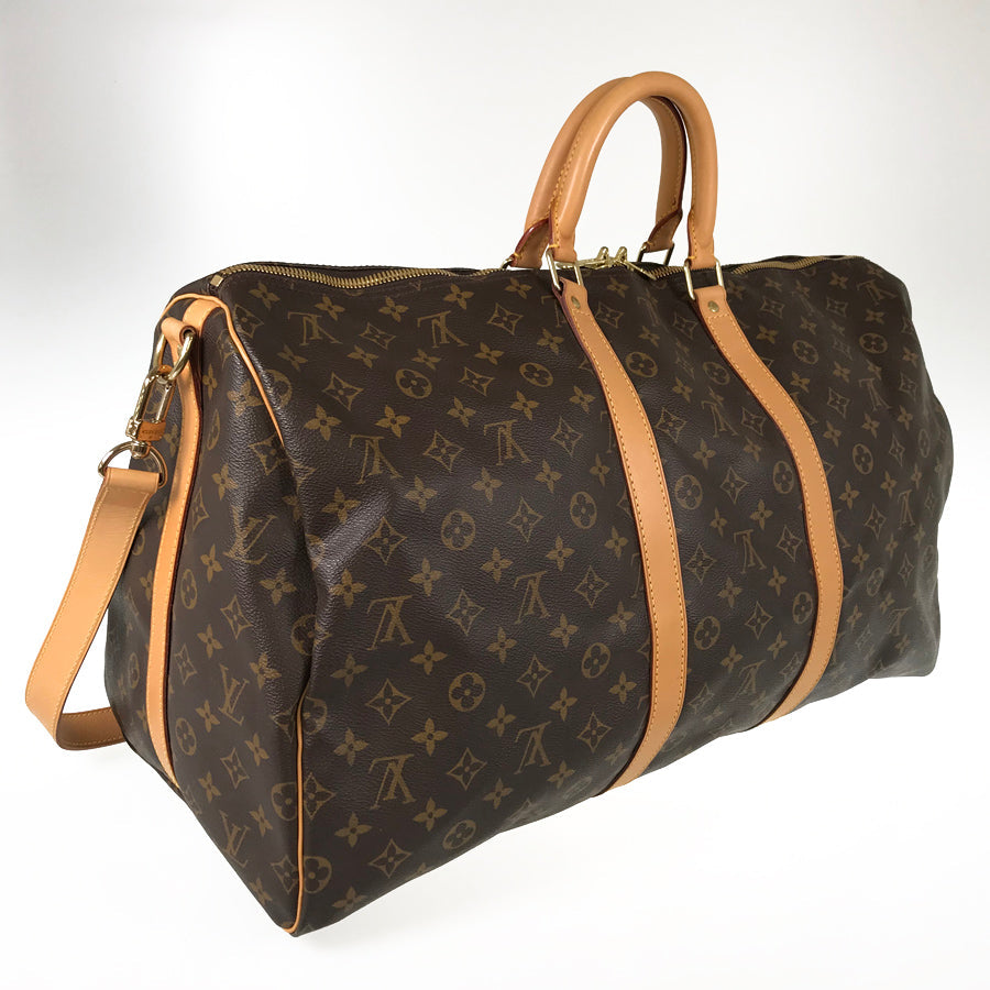 LOUIS VUITTON Monogram Keepall Bandouliere 55 M41414 Boston bag