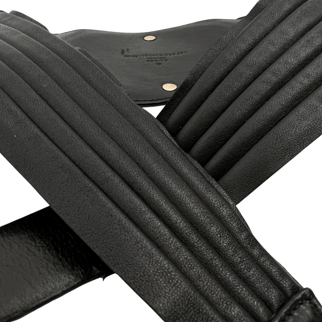 Gucci Wide Leather GG Logo Belt - Size Large