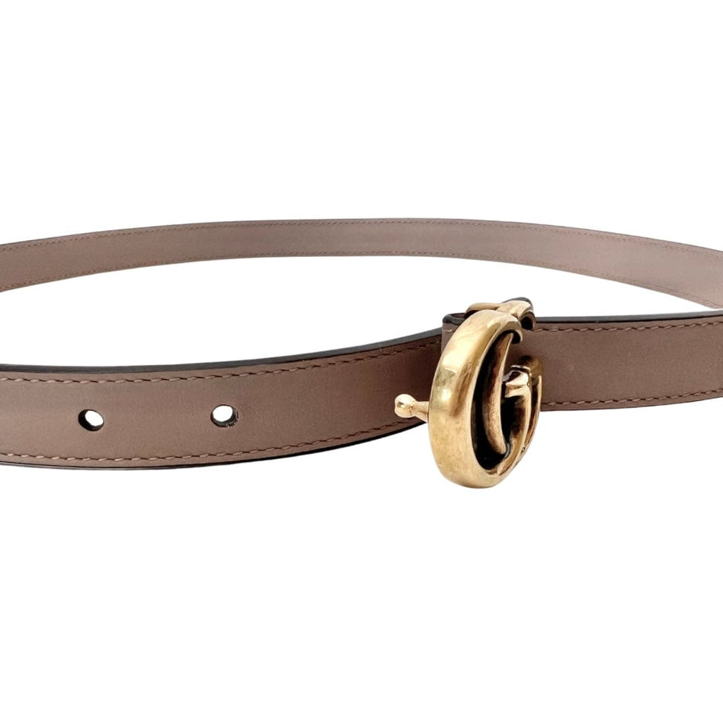 Gucci Running GG Logo Skinny Belt 34