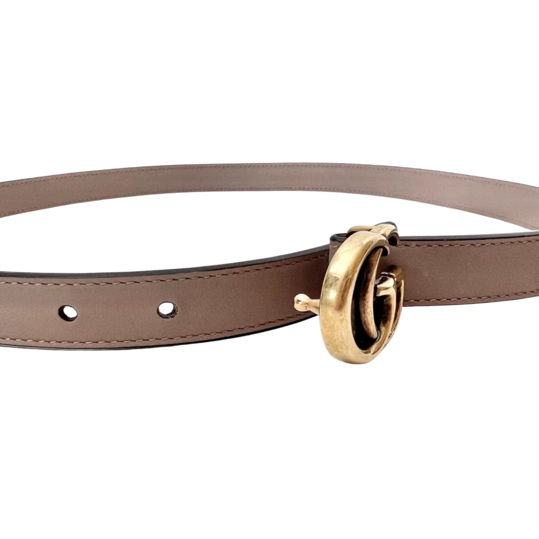 Gucci Running GG Logo Skinny Belt 34