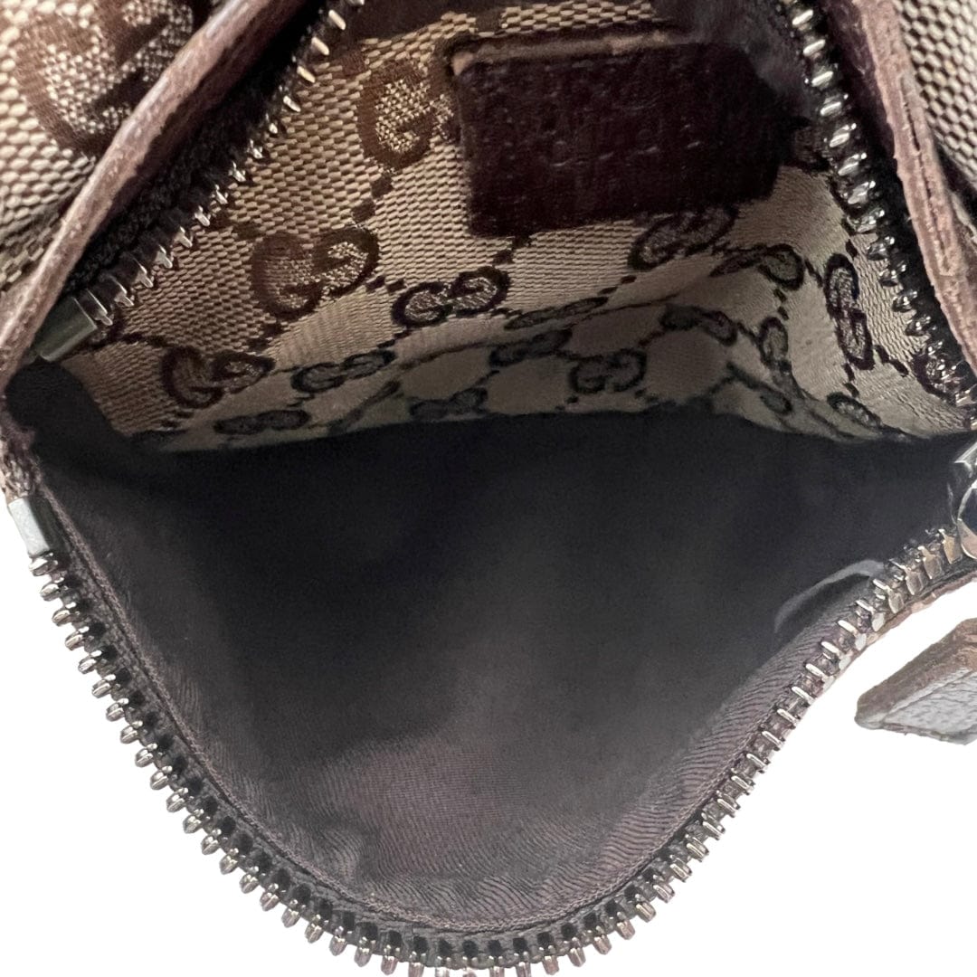 Gucci GG Canvas Double Pocket Belt Bag
