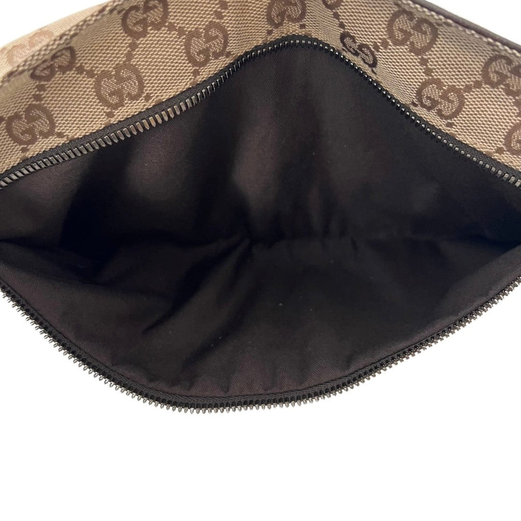 Gucci GG Canvas Double Pocket Belt Bag