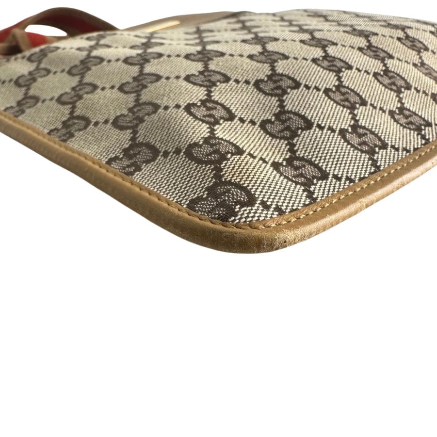 Gucci GG Canvas Flat Web Messenger