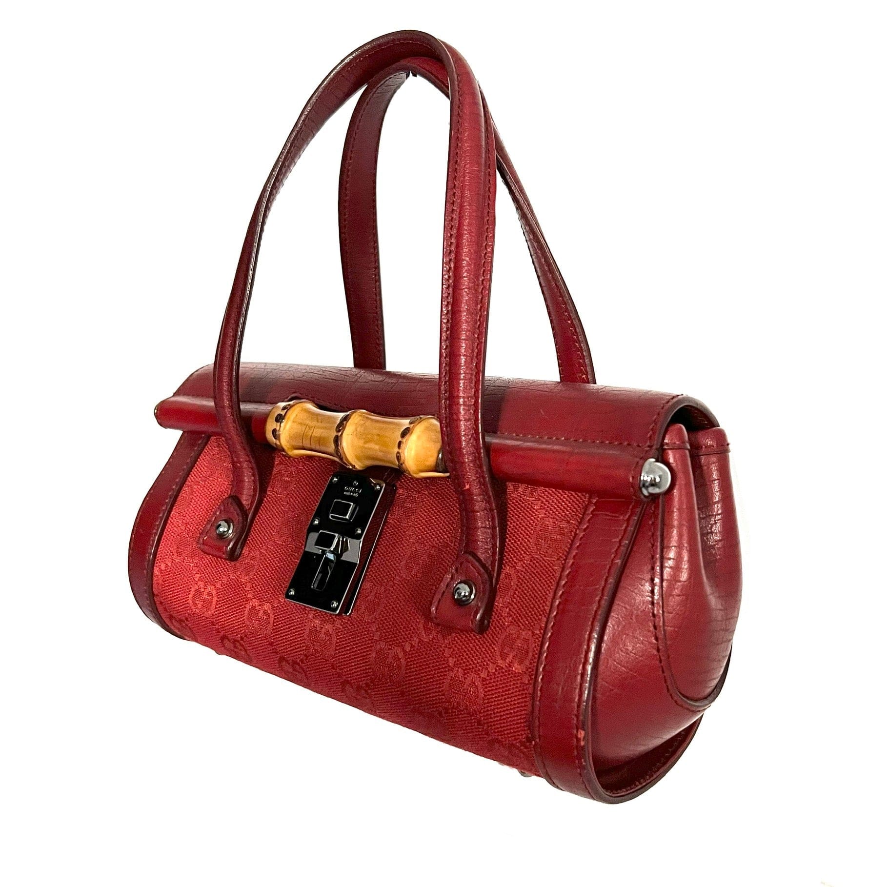 Gucci GG Canvas Small Bullet Bag
