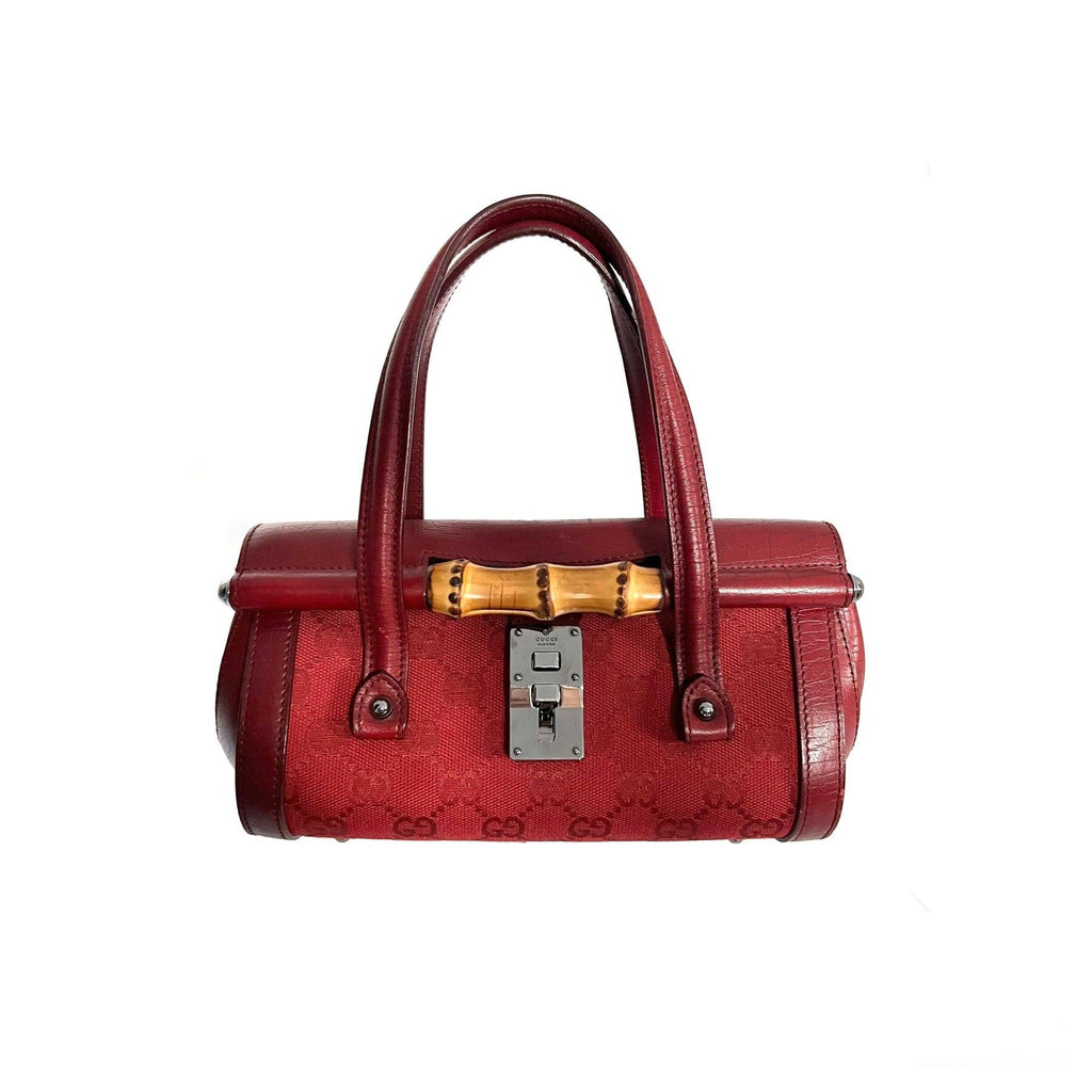 Gucci GG Canvas Small Bullet Bag