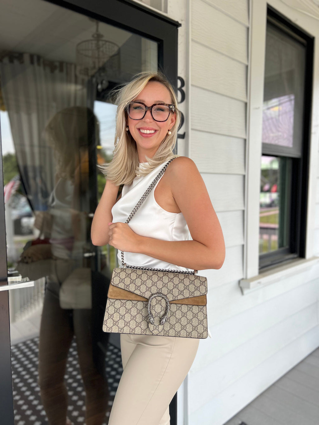 Gucci GG Supreme Dionysus Medium Shoulder Bag