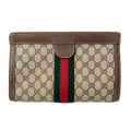 Gucci GG Supreme Web Clutch