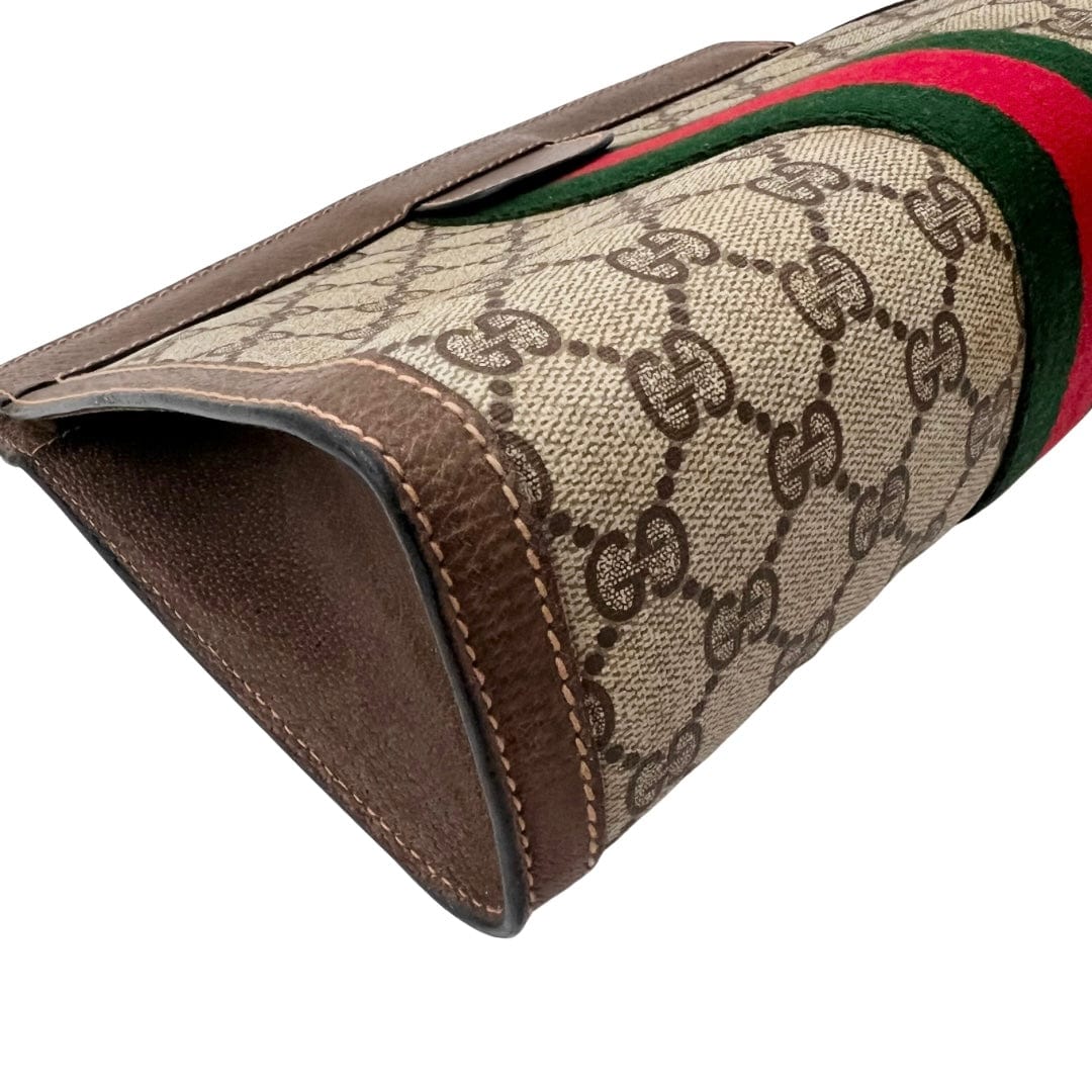 Gucci GG Supreme Web Clutch