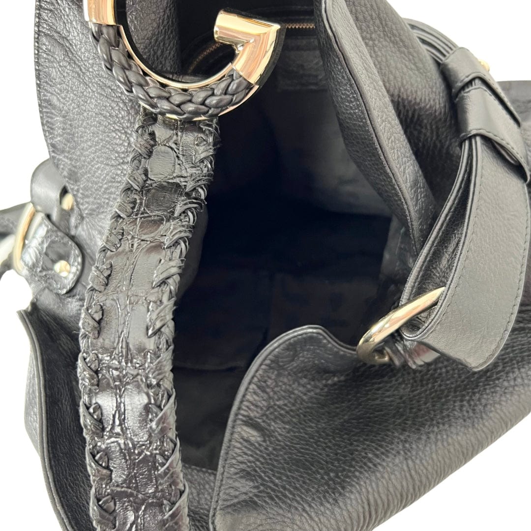 Gucci Leather G Wave Hobo