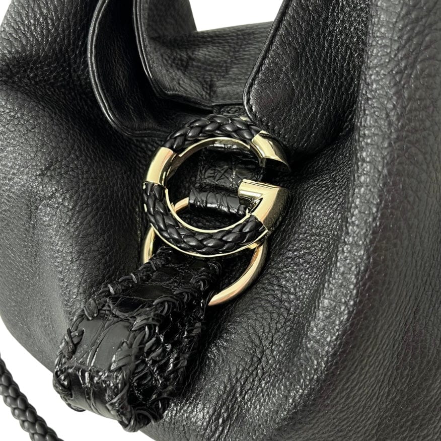 Gucci Leather G Wave Hobo