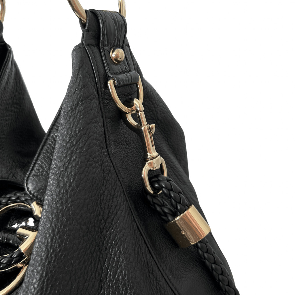 Gucci Leather G Wave Hobo