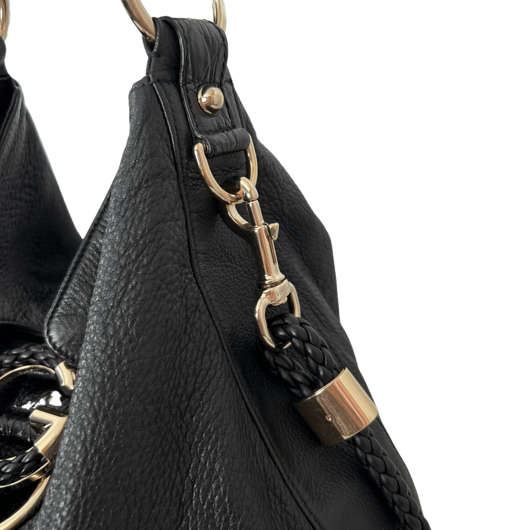 Gucci Leather G Wave Hobo