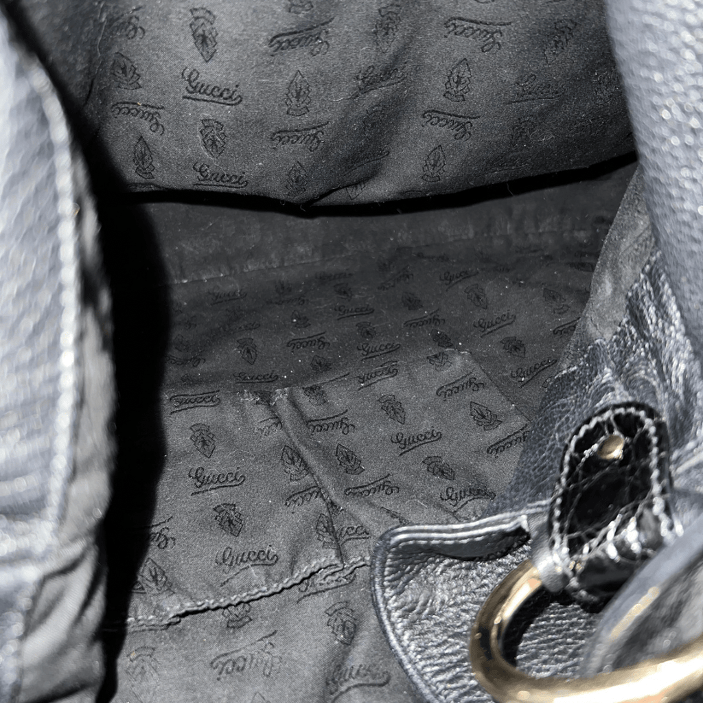 Gucci Leather G Wave Hobo