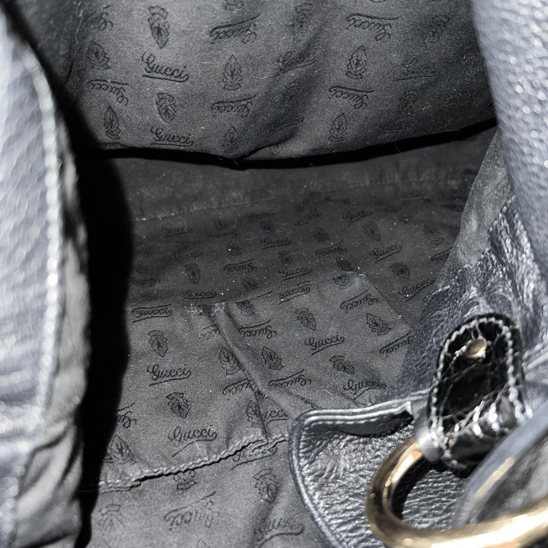 Gucci Leather G Wave Hobo