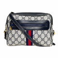 Gucci Vintage Navy Supreme Web Crossbody