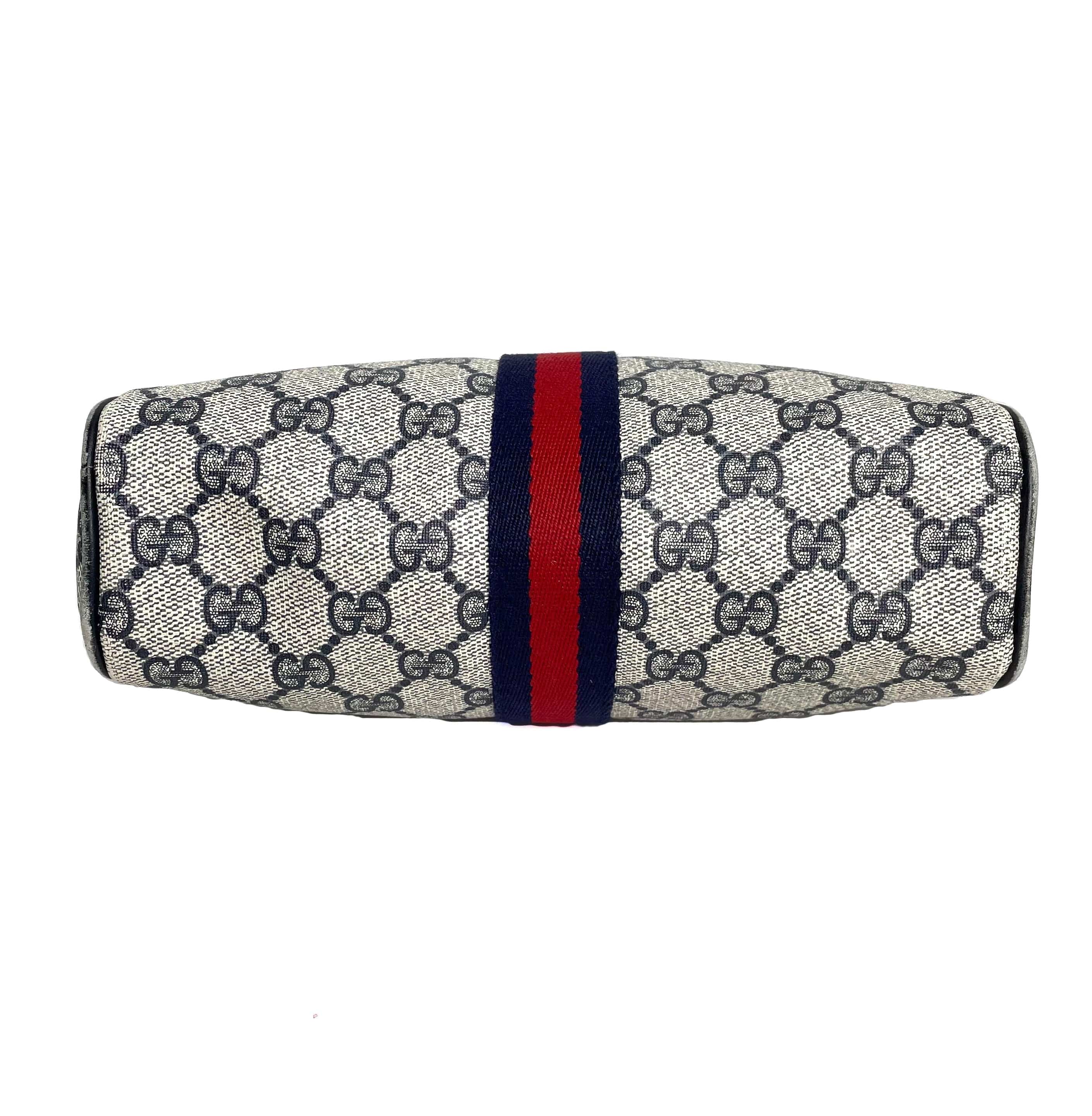 Gucci Vintage Navy Supreme Web Crossbody
