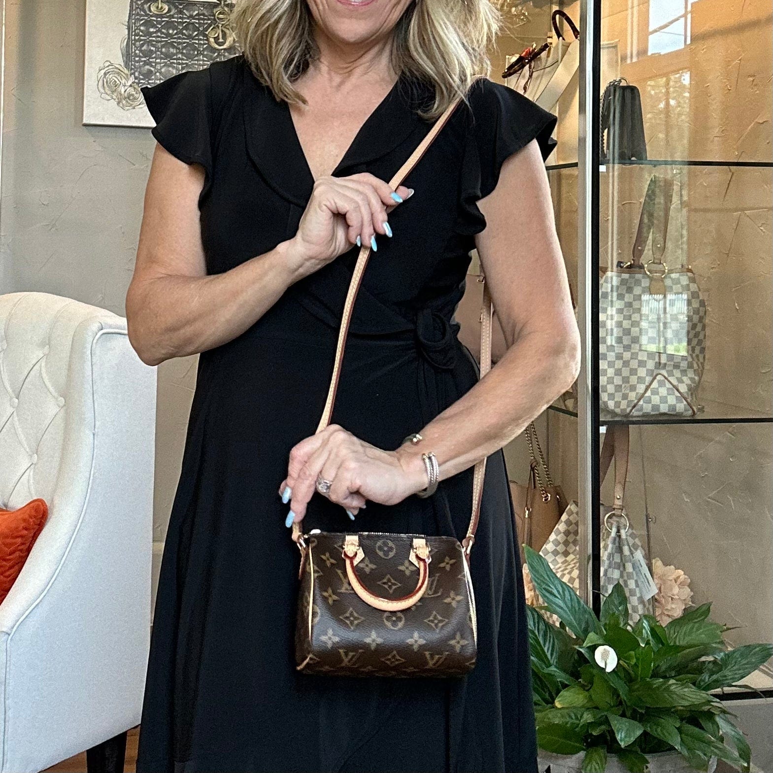 Louis Vuitton Monogram Nano Speedy Crossbody