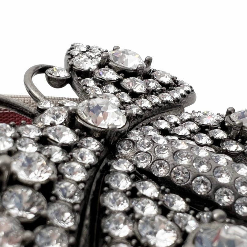 Gucci Web Crystal Butterfly Bracelet