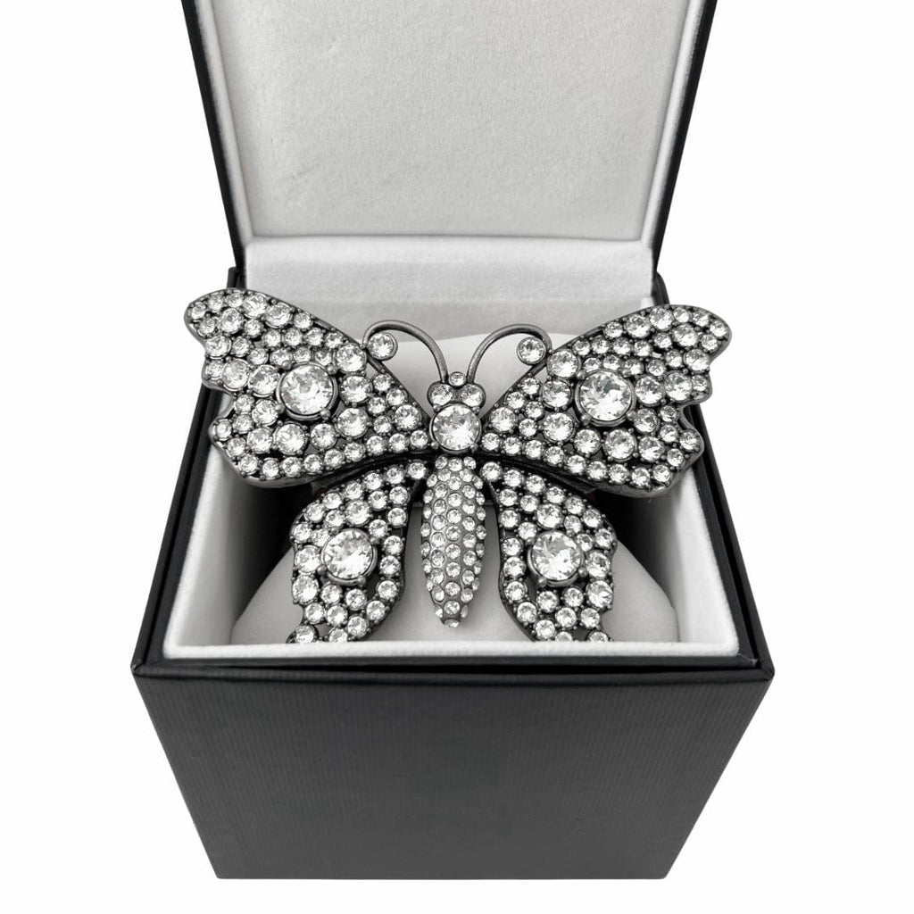 Gucci Web Crystal Butterfly Bracelet