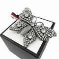 Gucci Web Crystal Butterfly Bracelet