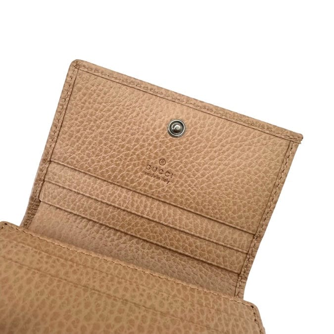 Gucci Leather Card Case Wallet