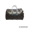 LOUIS VUITTON key ring mini keepall metallic mirror key ring