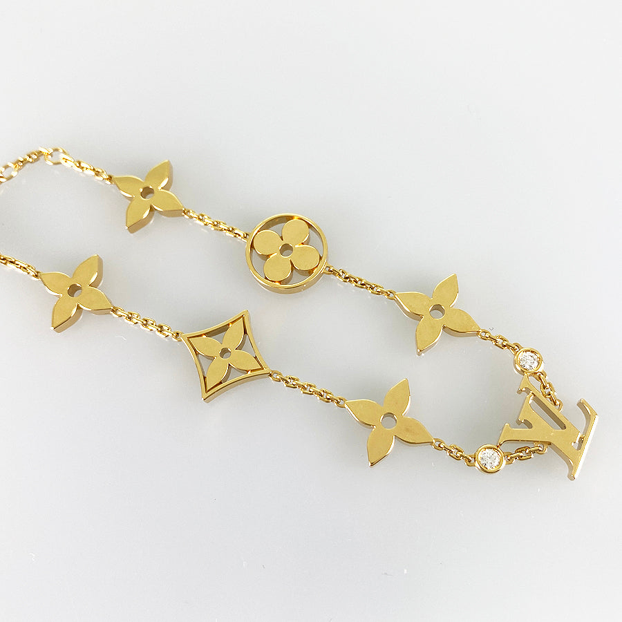LOUIS VUITTON Monogram Ideal Blossom Q95588 Bracelet