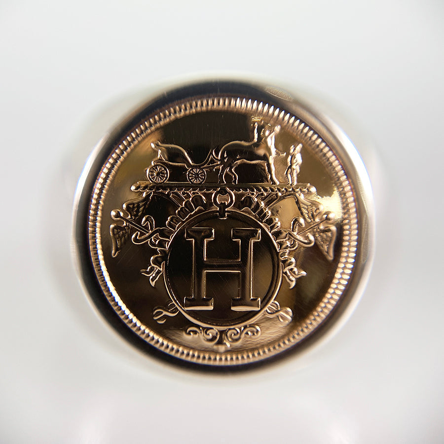 HERMES Bookplate Ring