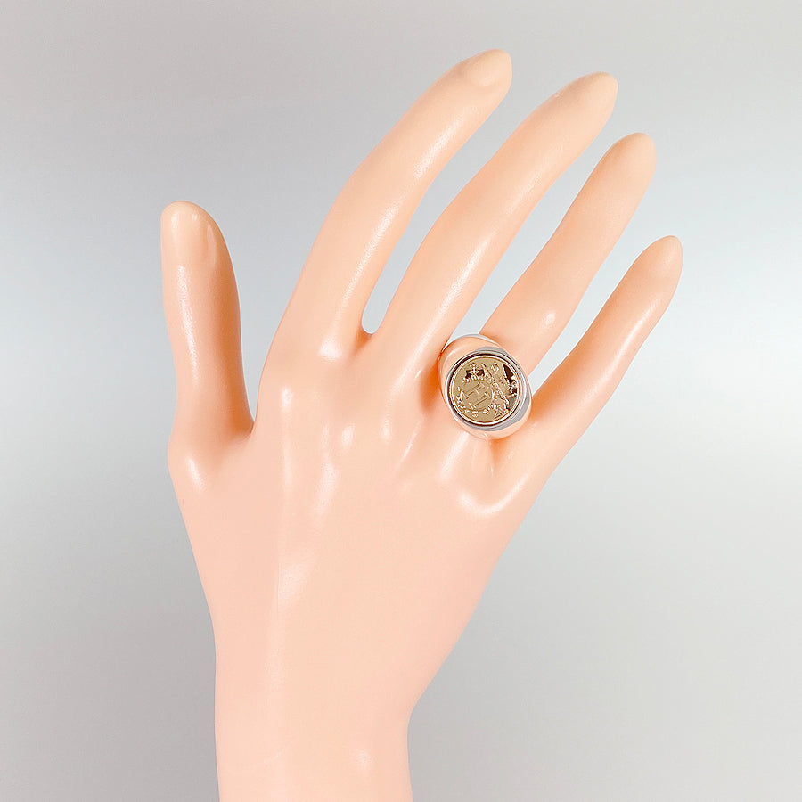 HERMES Bookplate Ring