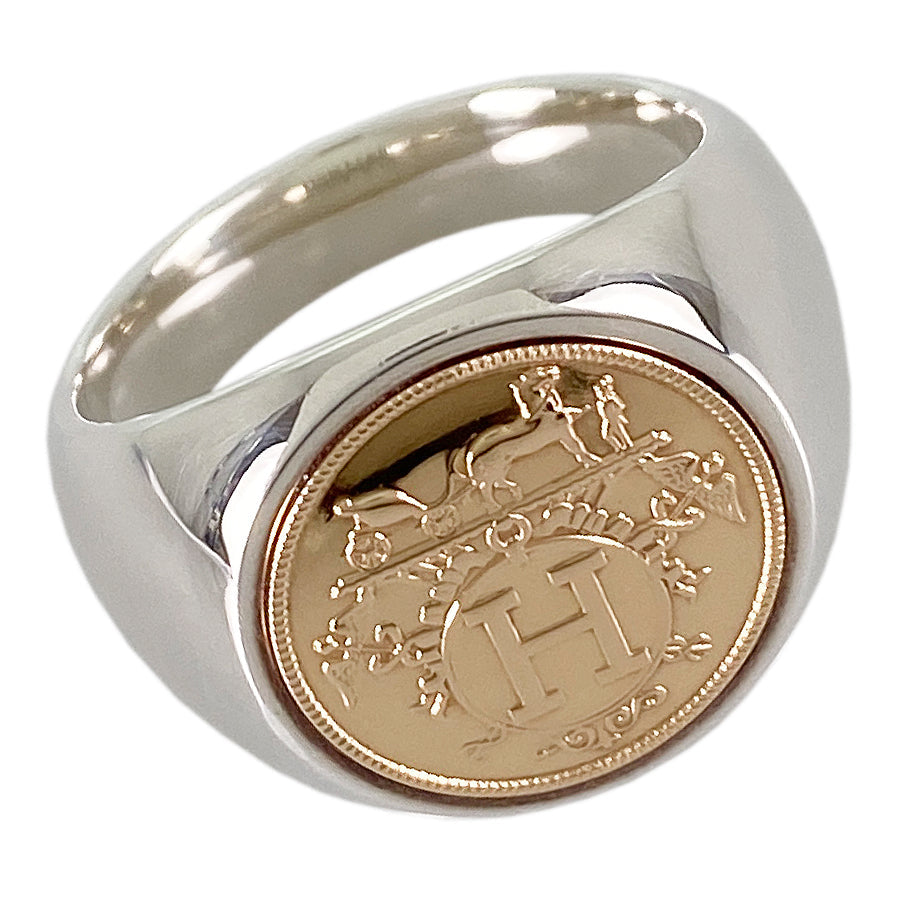 HERMES Bookplate Ring