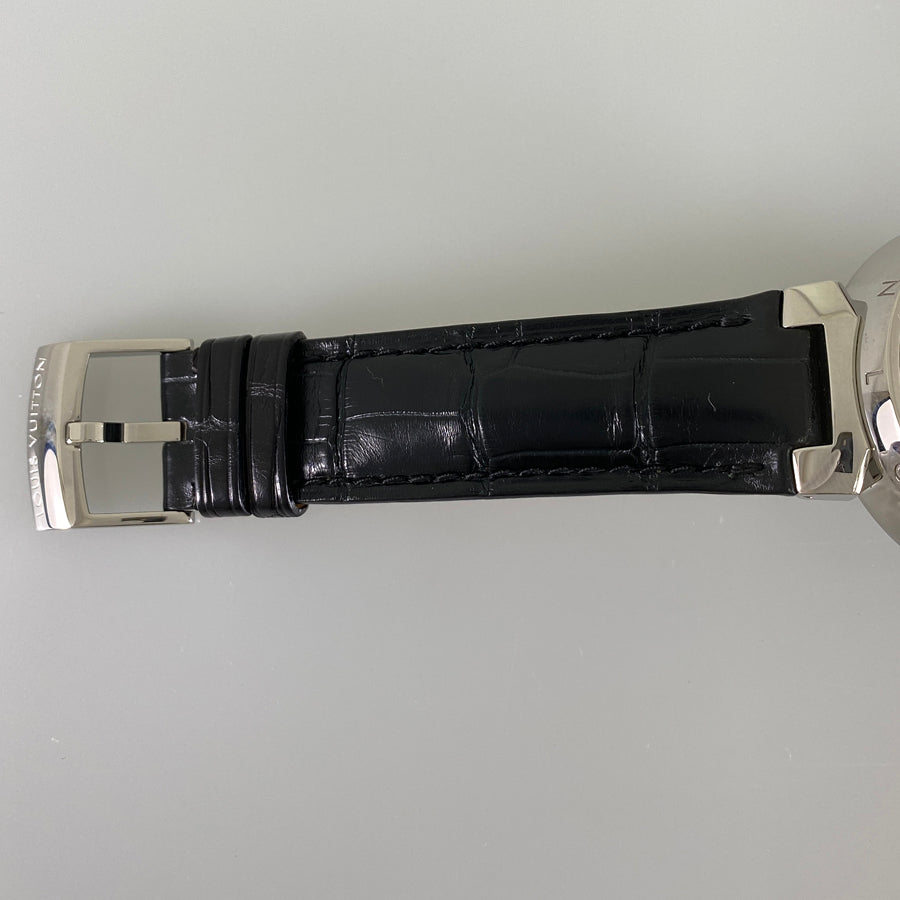 LOUIS VUITTON Tambour GMT Q1131 Men's Watch