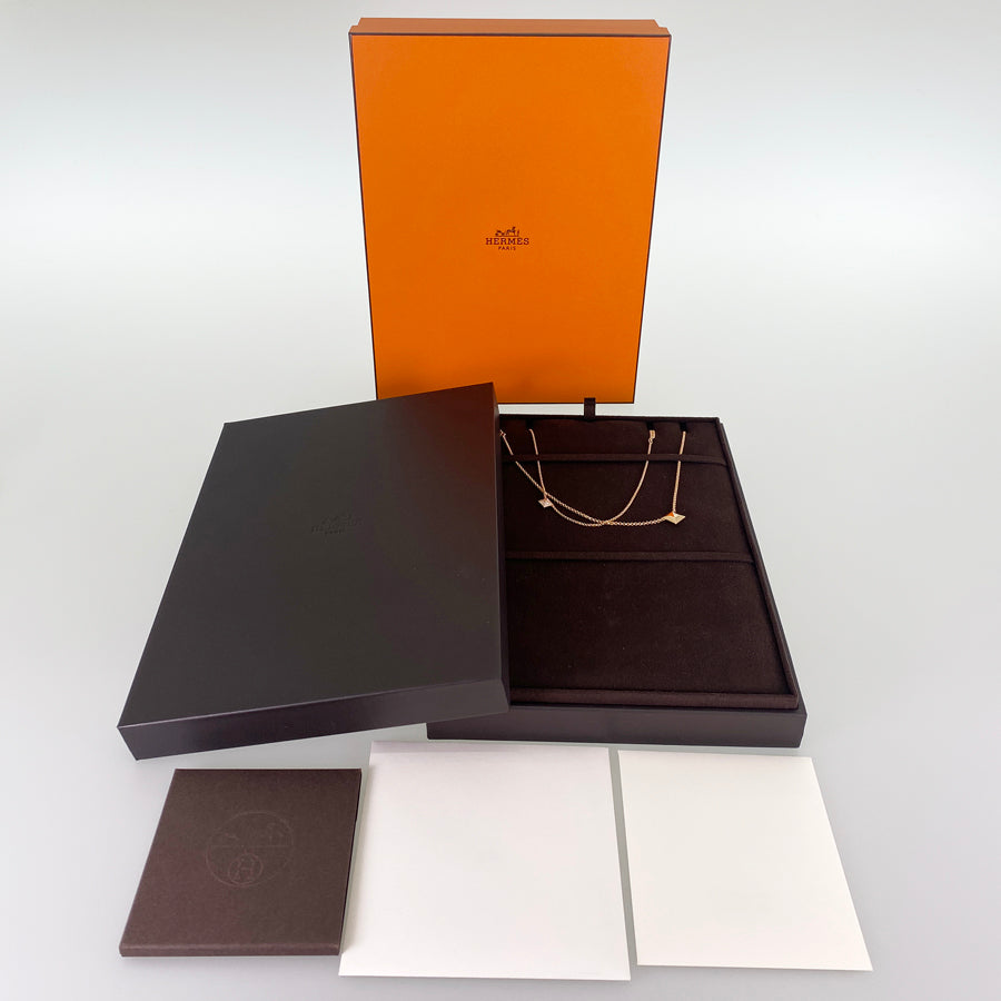 HERMES Crew Do H Necklace
