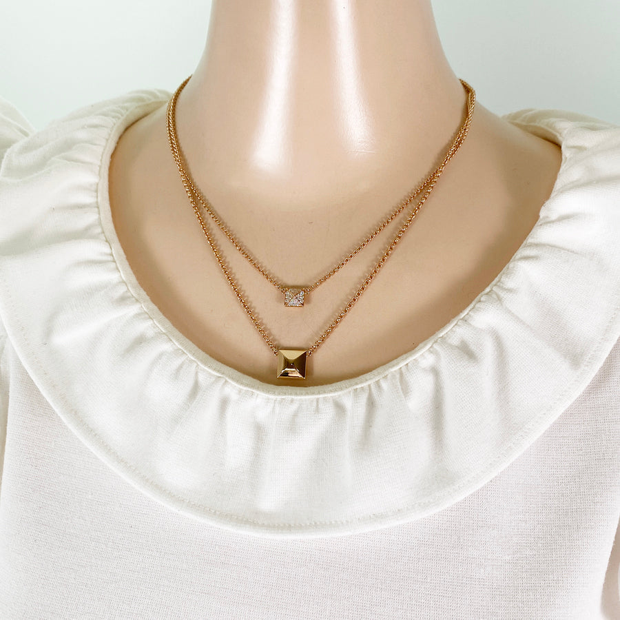 HERMES Crew Do H Necklace