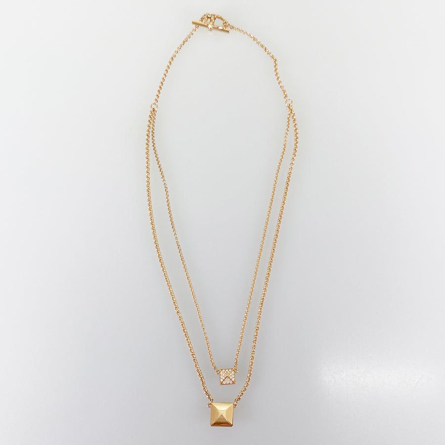 HERMES Crew Do H Necklace