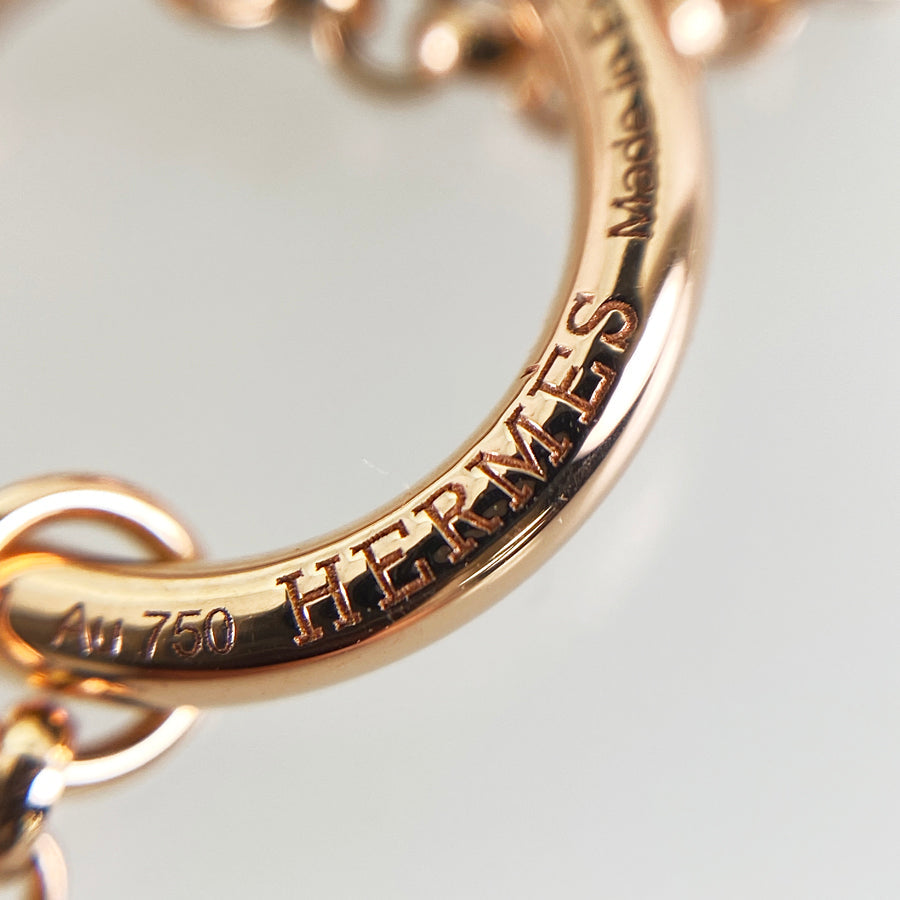 HERMES Crew Do H Necklace